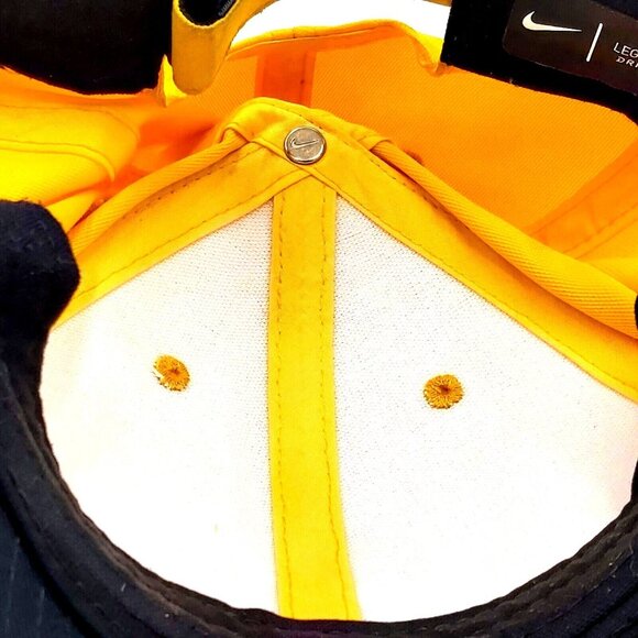 Nike Legacy91 Dri-Fit Cap Sport Performance Adjustable Hat Gold Unisex Yellow - Picture 8 of 10